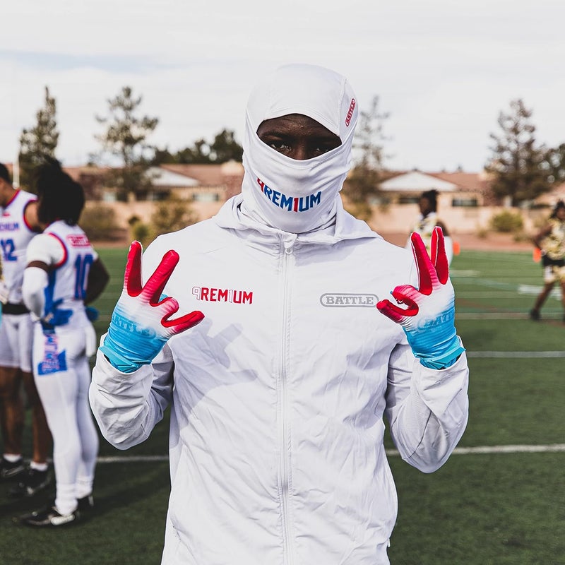 Battle Sports Back of Hand Wide Receiver Football Gloves, Ultra-Tack Sticky & Grip, No Slip - Adult & Youth - Image 4